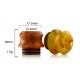 AMBER RESIN WIDE BORE 810 DRIP TIP